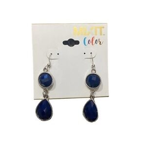 Mixit Color Blue Drop Dangle Earrings​​​​​​